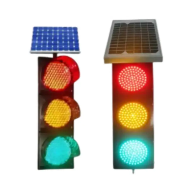 Hot sale cheap price led traffic light waterproof solar traffic signal light for city street