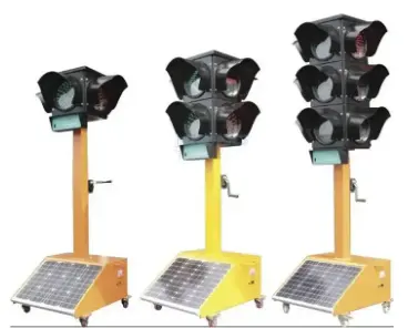Road traffic command traffic light control system solar portable traffic warning light for harbor