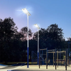 Clean and environmentally friendly solar street lights durable aluminum all in one solar street light
